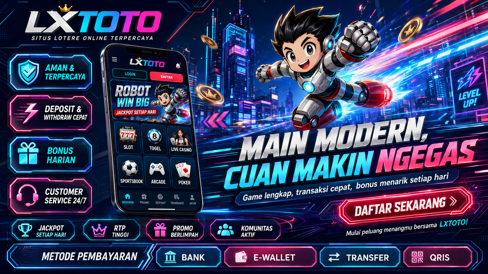 Banner LXTOTO untuk Beranda